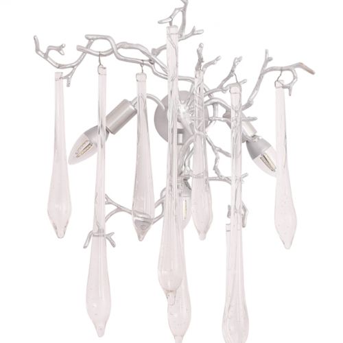 Бра Crystal Lux REINA AP3 SILVER PATINA